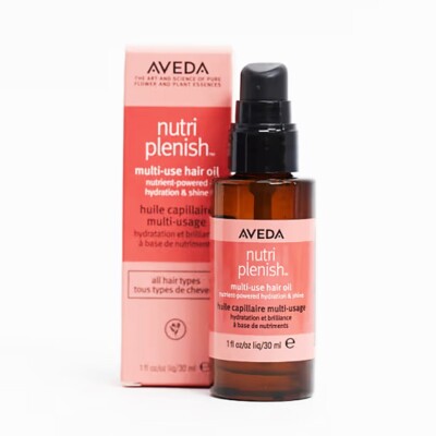 Aveda Nutriplenish Multi-Use Hair Oil - Size 1 Oz. / 30mL New