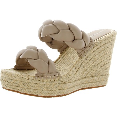 

Kenneth Cole New York Womens Olivia Braid Плетеные сандалии на танкетке BHFO 1310, Chai, Olivia Braid