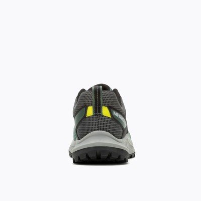 Pre-owned Merrell Work Men's Nova 3 Carbon Fiber Toe Work Shoe Forest/hiviz - J005485, Fo