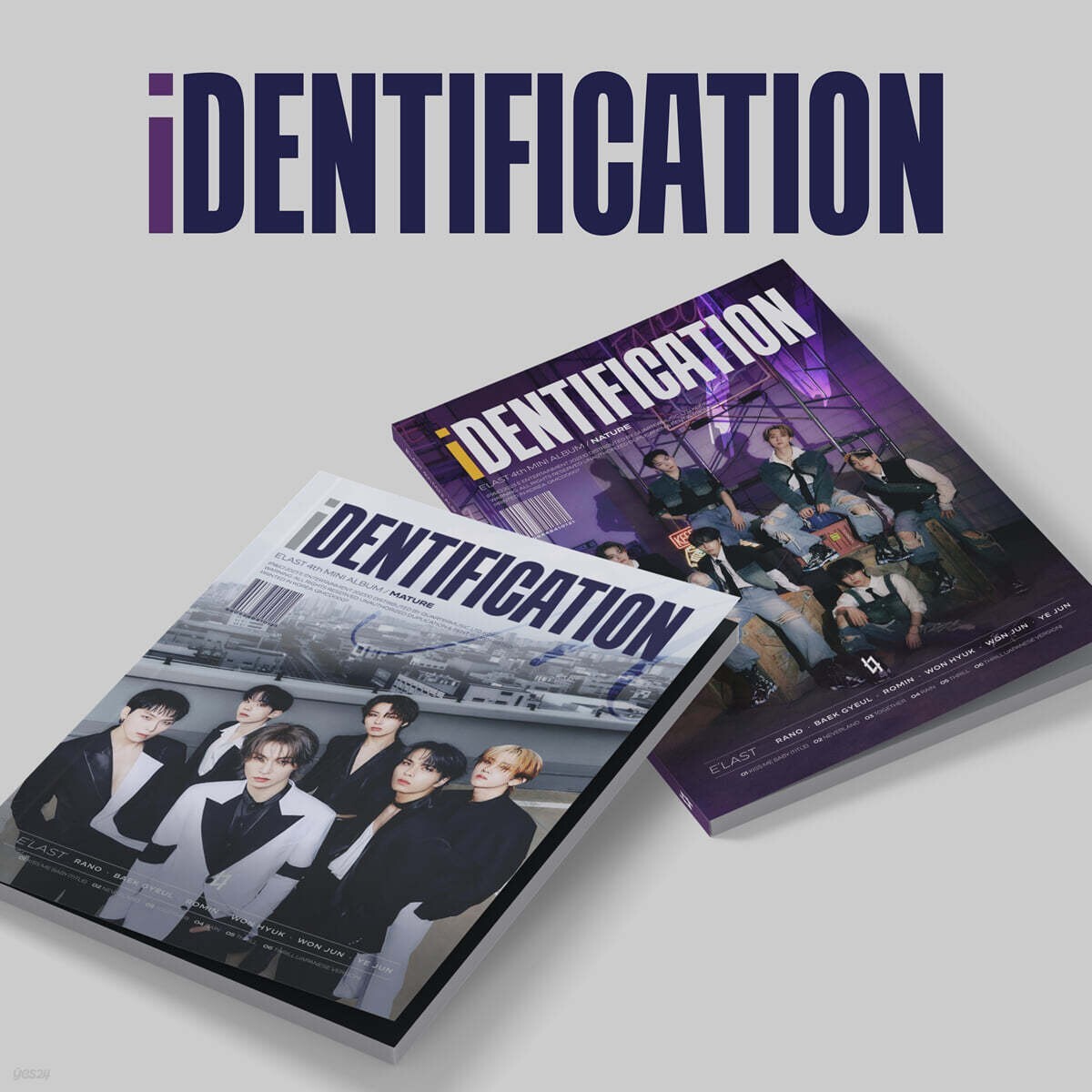 E'LAST スマートアルバム 未開封4種セット E'LAST 4th Mini Album [iDENTIFICATION] Random Ver. CD+Book+P