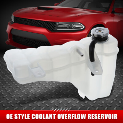 ДЛЯ 15-16 DODGE CHARGER CHALLENGER 6,4-литровый РЕЗЕРВУАР ДЛЯ ПЕРЕЛИВА ОХЛАЖДАЮЩЕЙ ЖИДКОСТИ В СТИЛЕ OE + КРЫШКА