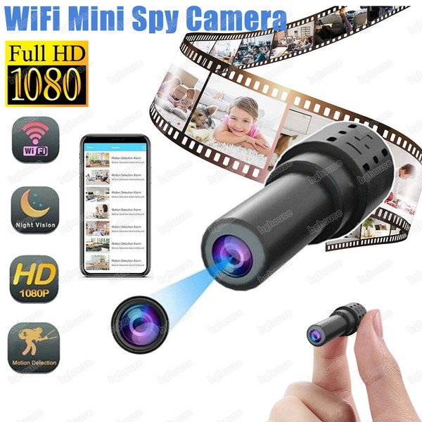 Mini Spy Camera WiFi HD 1080P Hidden IP Night Vision Camcorder Home Security Cam - Image 56