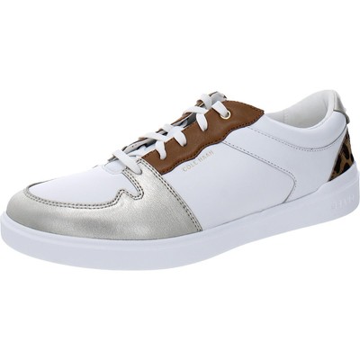 

Женские белые повседневные и модные кроссовки Cole Haan 8.5 Medium (B,M) BHFO 8021, White/gold