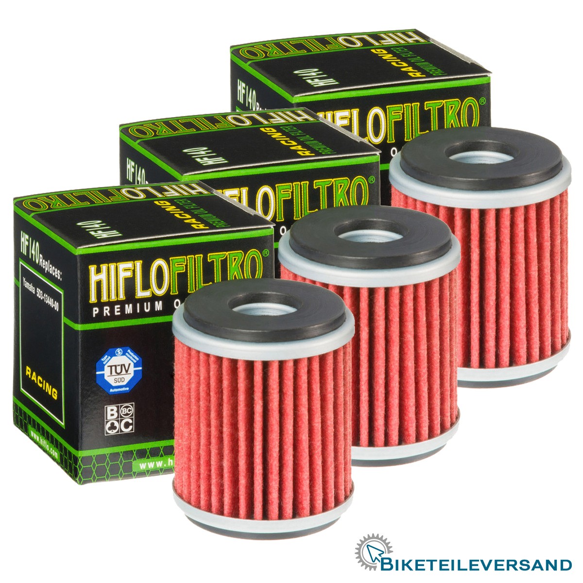 3X HIFLO Premium Ölfilter HF140