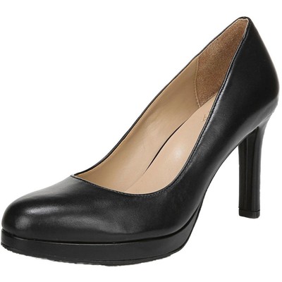 Женские туфли Naturalizer Teresa черного цвета на платформе и каблуке шириной 6,5 см (C, D, W) BHFO 5657