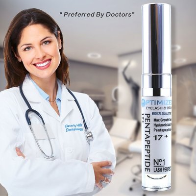 透明质酸 optimized eyelash and eyebrow growth serum with
