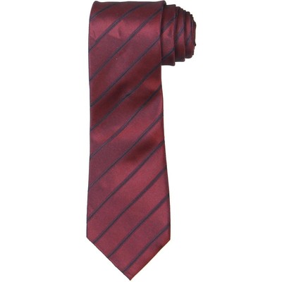 

Мужской галстук Kenneth Cole Reaction фиолетового цвета в полоску из шелковой смеси  BHFO 4909, Burgundy