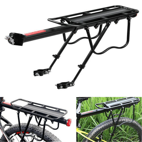 Fahrrad MTB Alu Gepäckträger für Sattelstütze Montage hinten Sitzt 50KG DE