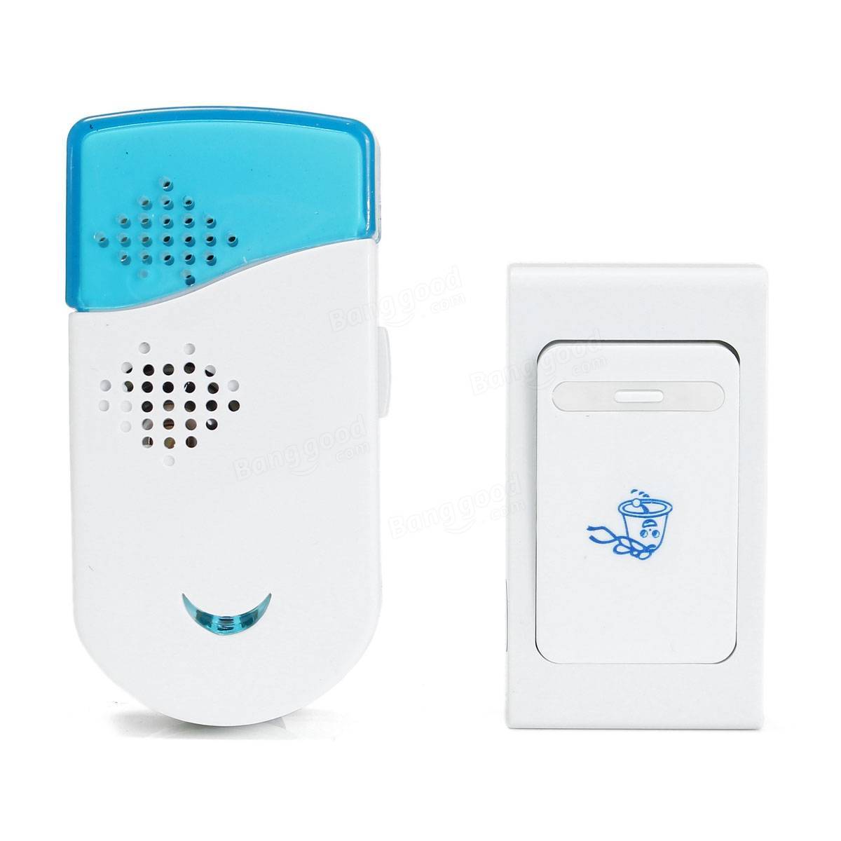 Campanello Con Ricevitore Senza Fili 32 Melodie Suonerie Spia Flash moc