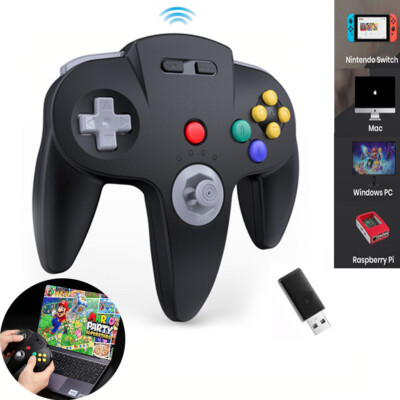 Wireless N64 Switch Online Controller for Nintendo Switch  Mac Win Raspberry Pi