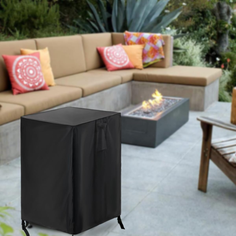 Propane Tank Cover Fit for 20 Lbs Square Propane Tank, Waterproof Gas Tank Stora