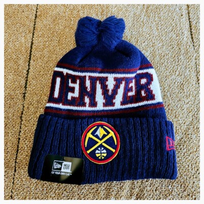 DENVER NUGGETS NBA BASKETBALL BEANIE HAT.