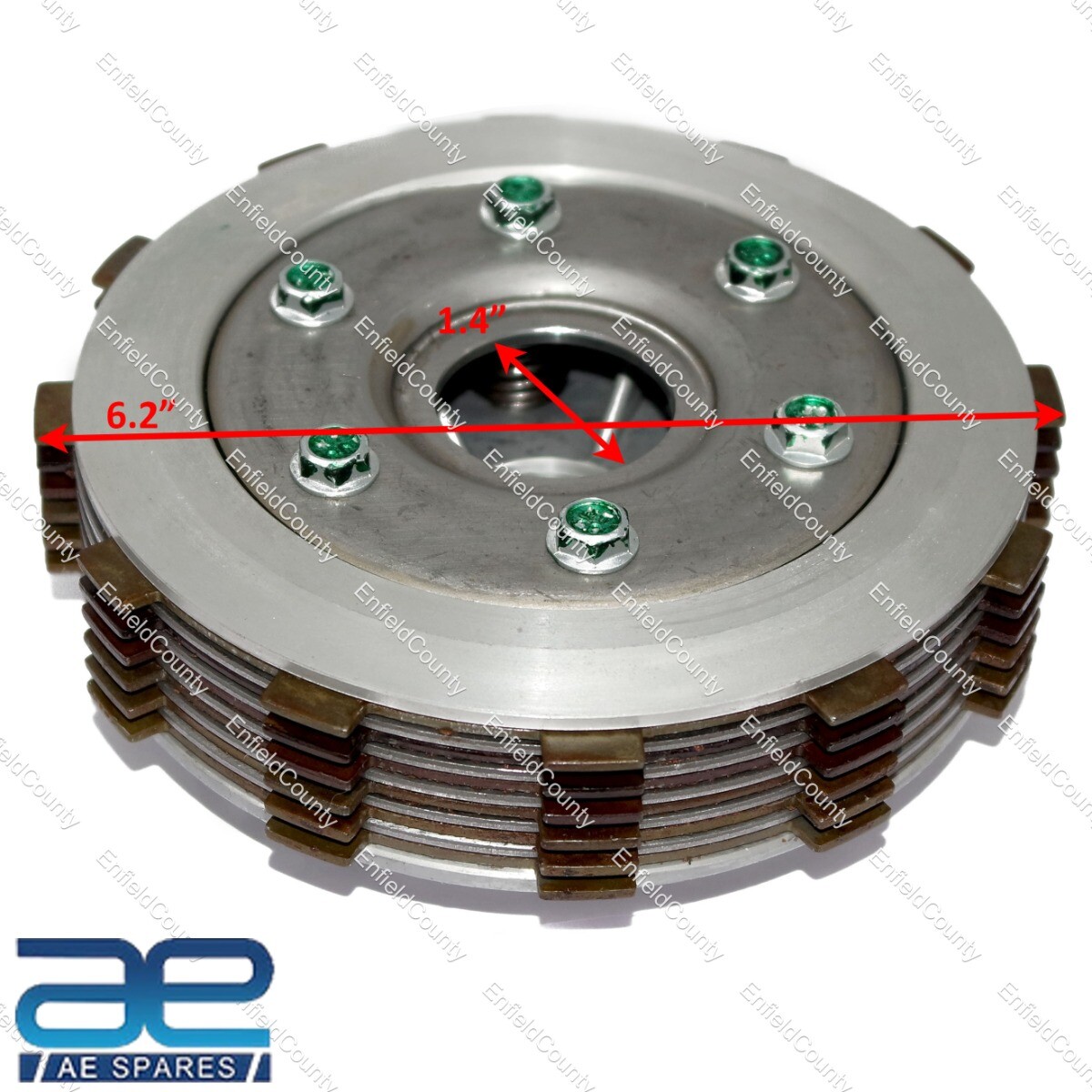 CLUTCH ASSEMBLE 6 PLATE FOR ROYAL ENFIELD CLASSIC 350 UCE ELECTRA ES KS 