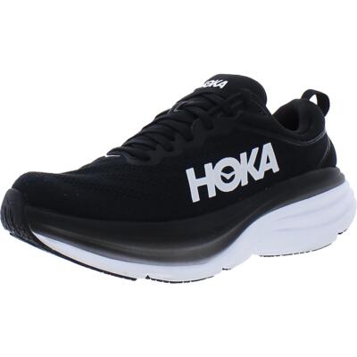 Повседневные и модные кроссовки Hoka One One Womens Bondi 8 B/W 8 Medium (B,M) 8554