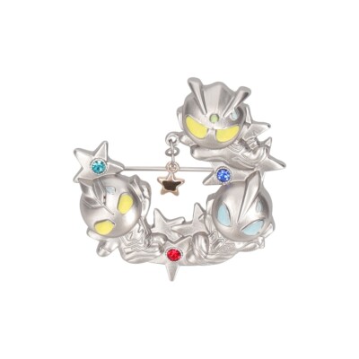 M78 Ultraman Star Brooch Ultraman Zero Ultraman Geed Ultraman Z Japan New