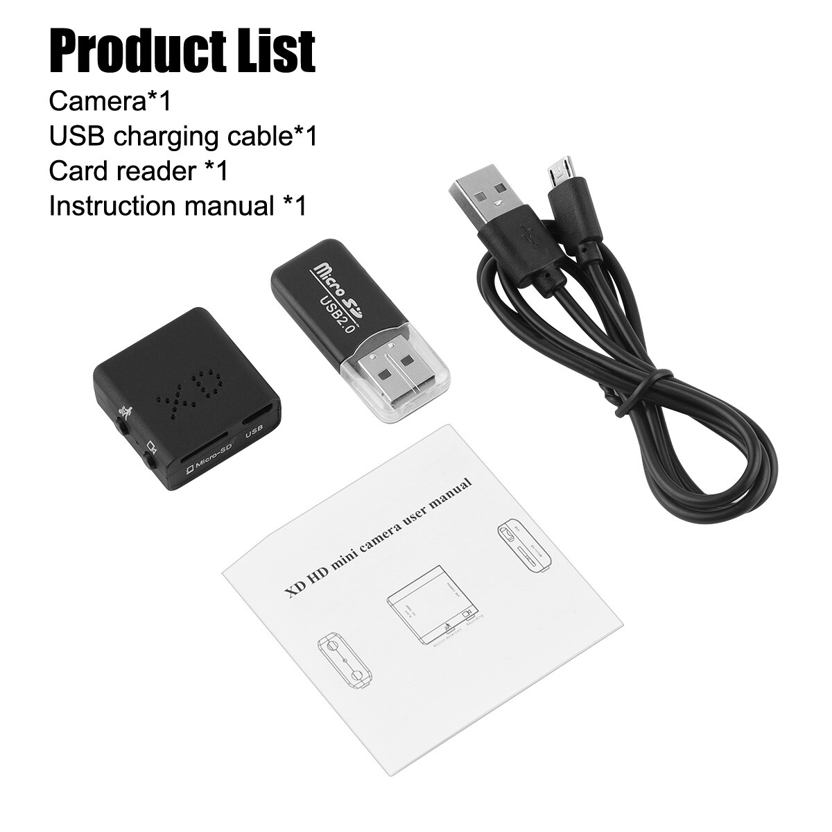 Mini Spy Camera 1080P Home Security Camcorder Night Vision Motion Recorder Cam