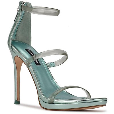 Nine West Womens LEAH3 Зеленые туфли-лодочки на шпильке 7 средних размеров (B,M) BHFO 9818