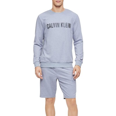

Мужской серый свитшот Calvin Klein, рубашка для сна, одежда для дома, размер  BHFO 5663, Storm