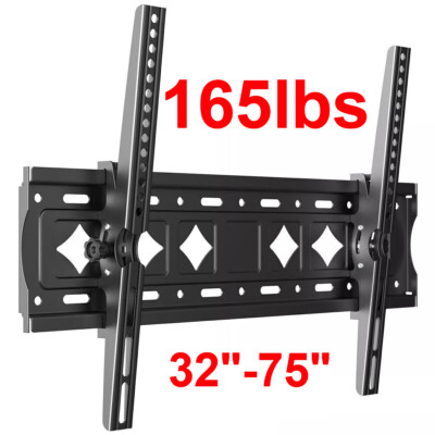 Universal TV Wall Mount VESA Bracket Tilt for 32-75 inch Adjustable Bracket US