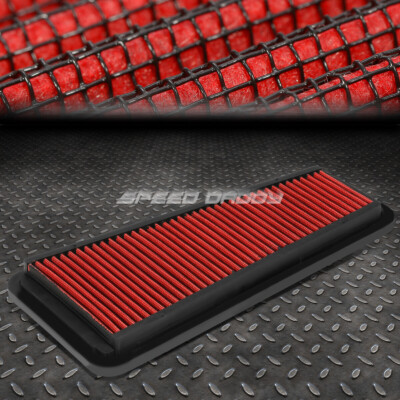 ДЛЯ 05-10 TACOMA/TUNDRA SR5 КРАСНЫЙ МНОГОРАЗОВЫЙ И МОЮЩИЙСЯ ПАНЕЛЬНЫЙ ВОЗДУШНЫЙ ФИЛЬТР ВЫСОКОГО РАСХОДА