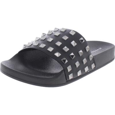 

Черные женские шлепанцы для бассейна Madden Girl Flashh 6, средние (B,M) BHFO 8171, Black pari