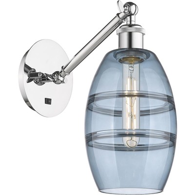 Innovations Lighting 317-1W-PC-G557-6BL Ballston Vaz Wall Sconce Polished Chrome