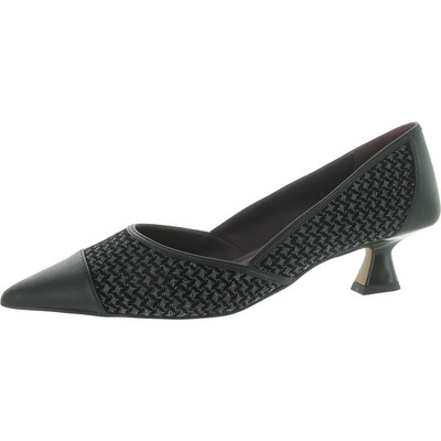 Franco Sarto Womens Darcy Black Kitten Heels Shoes 8.5 Medium (B,M) BHFO 9508