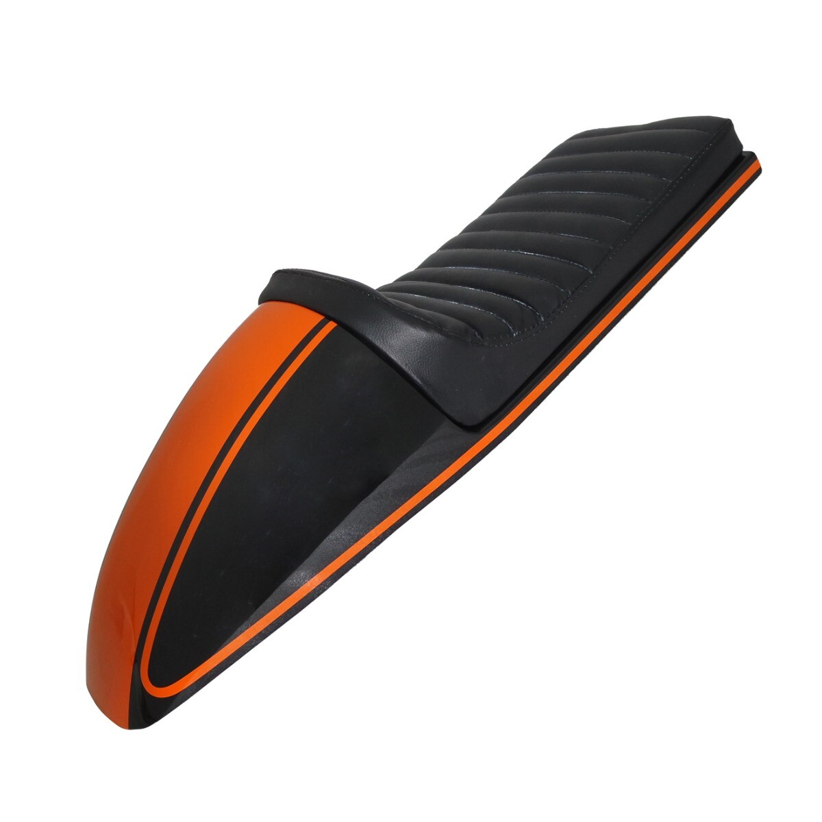 Complete Seat Steel Black Orange Benelli Mojave Cafe Racer 260 360 bikes  