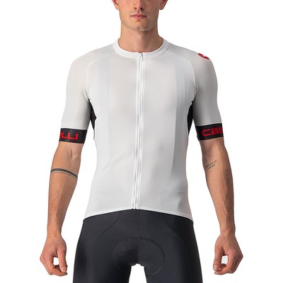 

Джерси Castelli Entrata VI — мужской цвет слоновой кости/светло-черный/красный, Ivory/light black/red, Castelli