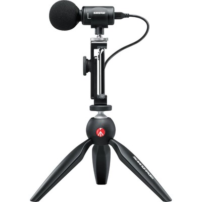 Видеокомплект Shure MV88+ с цифровым стереомикрофоном для смартфонов iOS Android