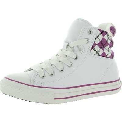 

Высокие кроссовки Converse Girls CT Pad Coll Hi 1 Medium (B,M) Little Kid 1054, White/white