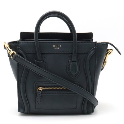 CELINE Bag Luggage Nano Shopper Handbag 2WAY Shoulder Bag Crossbody