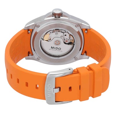 Pre-owned Mido Multifort Grey Dial Organe 40mm M049.526.17.081.00 - Orange (14566)