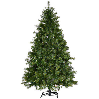 6Ft Pre-Lit Dense PVC Christmas Tree Spruce Hinged w/560 LED Lights Decoration