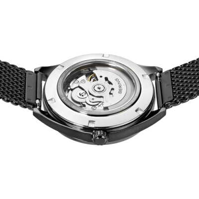 Pre-owned Bering Time - Automatic - Mens Polished/brushed Grey Watch - 16743-377