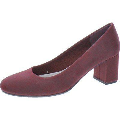 

Женские туфли-лодочки на блочном каблуке Easy Street PROPER, красные, узкие (AA,N), BHFO 8263, Burgundy, PROPER