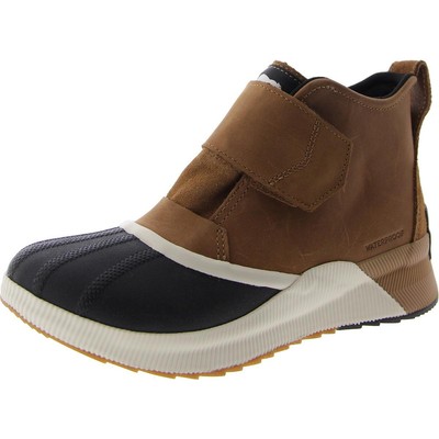 Зимние сапоги Sorel Womens Out and About III Classic Strap WP коричневого цвета 4165