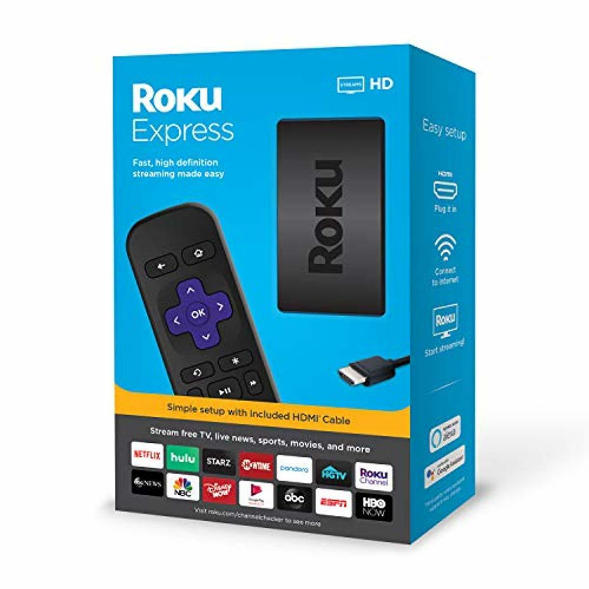 Roku Streaming Stick 4K 6K HD Remote Video Stream Best TV 