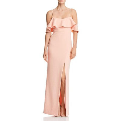 

Вероятно женское розовое длинное платье для особых случаев Shania  BHFO 4083, Peach pearl