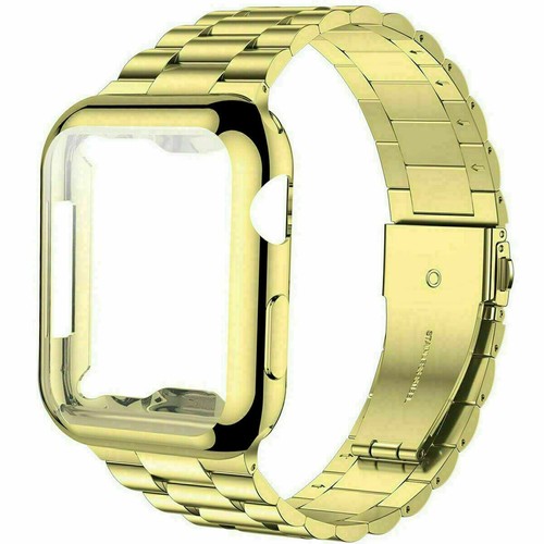 Metal iWatch Strap Band+Case For Apple Watch Series 9 8 7 6 5 4 3 2 1 SE