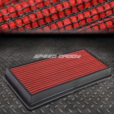 ДЛЯ CHEROKEE/COMMANCHE RED МНОГОРАЗОВАЯ/МОЮЩАЯСЯ ВСТАВНАЯ ПАНЕЛЬ ВОЗДУШНОГО ФИЛЬТРА