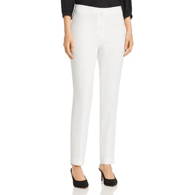 Брюки Lafayette 148 New York женские Clinton White Trouser Плюс 18 BHFO 9413