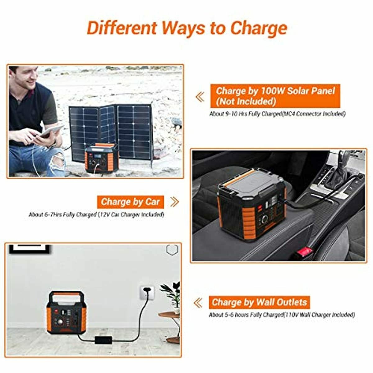 Portable Camping Generator, 330W/78000mAh Portable Power Station, CPAP Battery P
