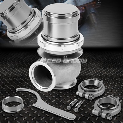 УНИВЕРСАЛЬНЫЙ ВНЕШНИЙ ТУРБОКОМПРЕССОР V-ОБРАЗНОЙ ФОРМЫ ДИАМЕТРОМ 40 ММ С V-ОБРАЗНЫМ КЛАПАНОМ НА 5 ФУНТОВ на КВАДРАТНЫЙ ДЮЙМ + ПРУЖИНА СЕРЕБРИСТОГО ЦВЕТА