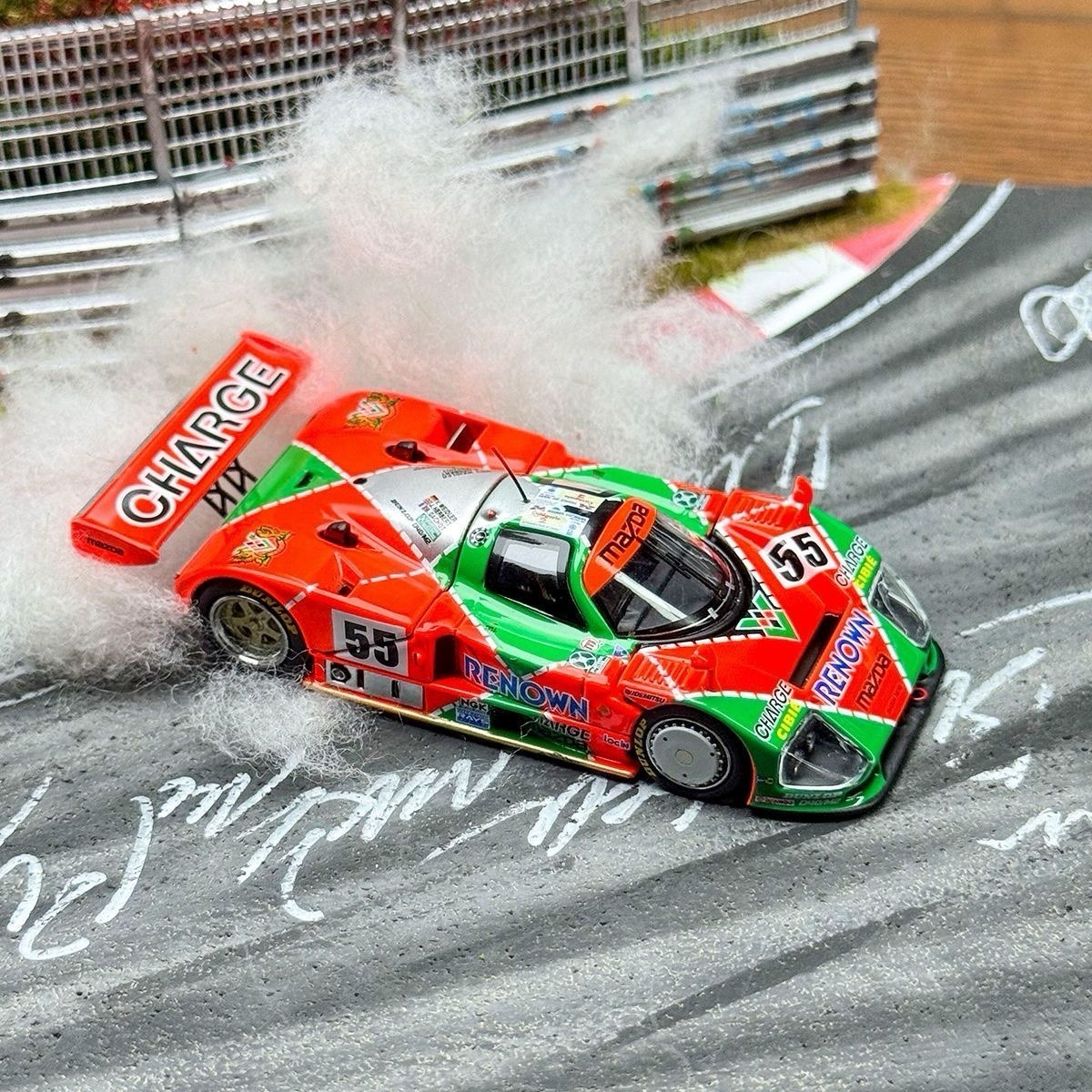 39 Mazda 787B 1/10スケールレーシングカー MH 787B Le Mans Winner Diecast Model Front/Rear Removable