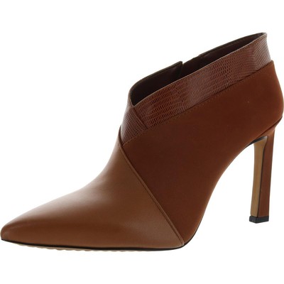 

Vince Camuto Womens Sempren Brown Heel Shooties Shoes 7.5 Medium (B,M) BHFO 8910, Warm suede/amber brown, Sempren