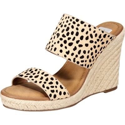 

Женские босоножки на танкетке DV By Dolce Vita Lotty Tan, туфли 6,5, средний (B,M) BHFO 4712, Cheetah, Lotty