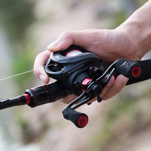 1 Shielded Ball Bearings 6.3:1 Gear Ratio,11 Rubber Cork Handle Knobs Eposeidon KK-Spartacus Plus R3 KastKing Spartacus Plus Baitcasting Fishing Reel Ultra Smooth 17.5 LB Carbon Fiber Drag