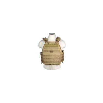 Жилет NcSTAR Vism Plate Carrier, подходит для средних и больших размеров, светло-коричневый #CVPCV2924T
