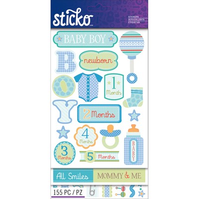 Sticko E5260125  Flip Pack-Baby Boy (3Pk)